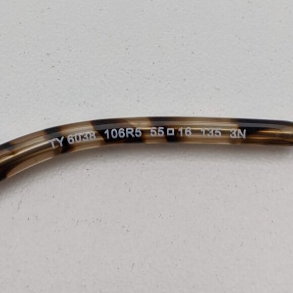 🕶️Frame Only! Tory Burch TY6038 Sunglasses 55/16 135 /KAL859🕶️ - Picture 3 of 5